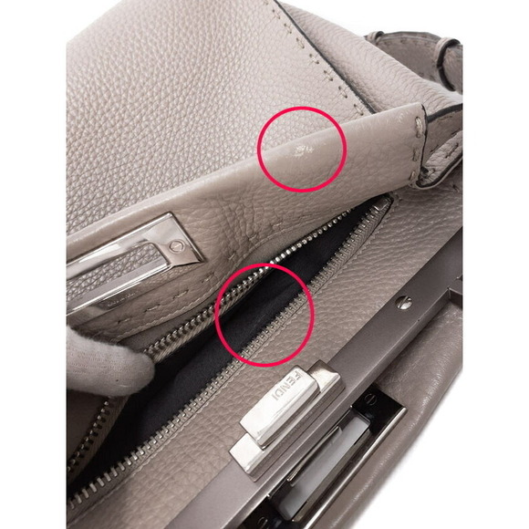 Fendi Selleria Peekaboo Regular Shoulder Bag - Picture 7 of 9